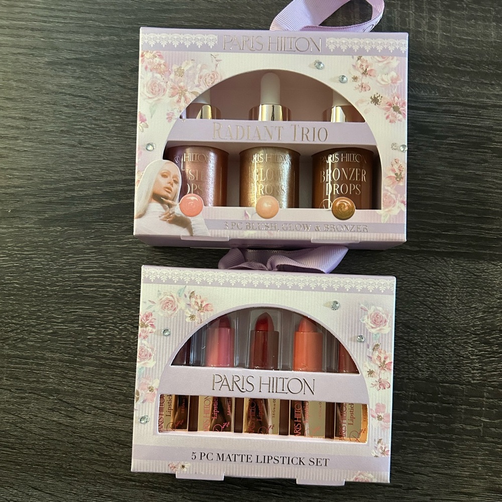 Paris Hilton Radiant Trio and Matte 5pc Lipstick Set